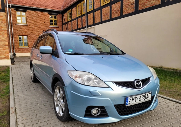 Mazda 5 cena 13799 przebieg: 300000, rok produkcji 2007 z Myślibórz małe 211